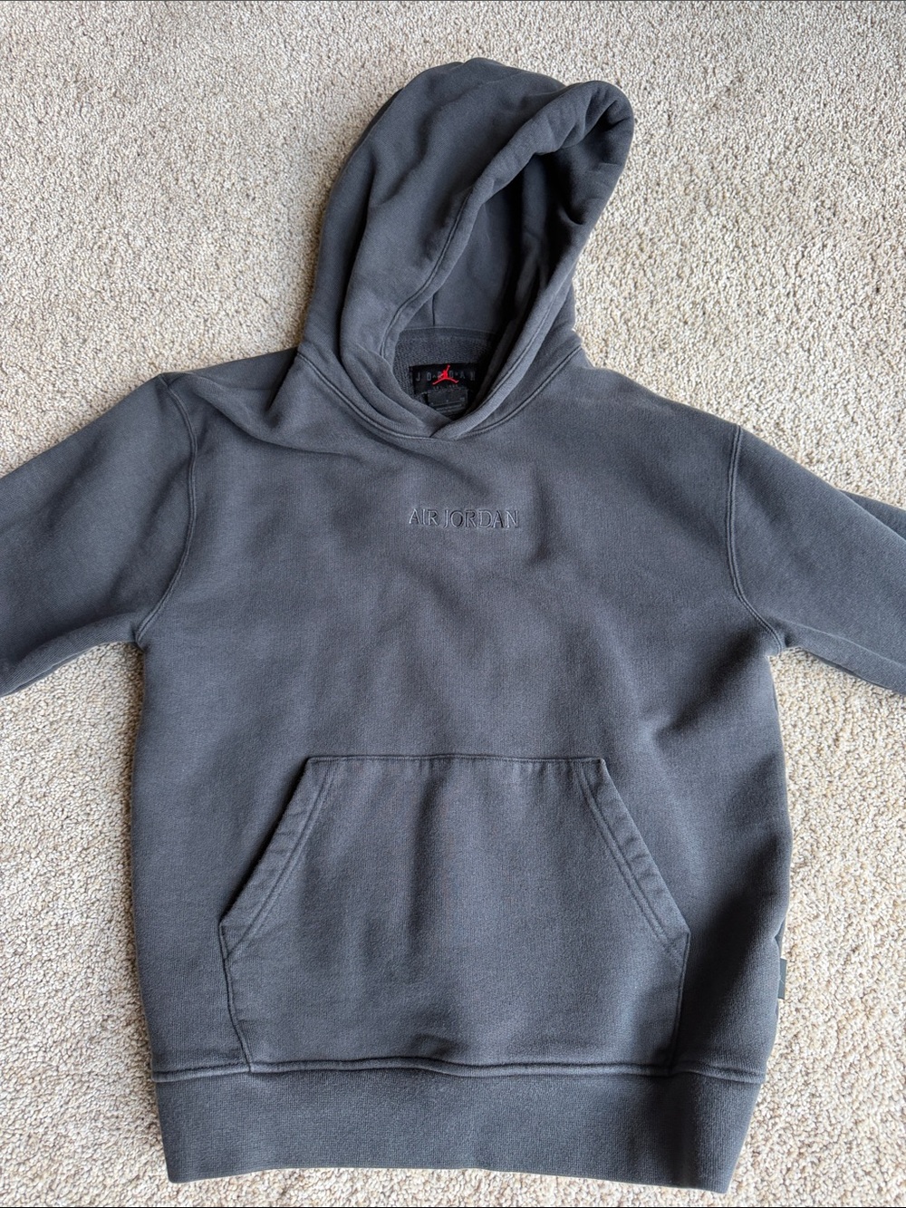 Jordan Charcoal Gray Pullover Hoodie